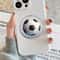 Soccer Phone Ring Holder Stand Rotating Football Grip Kickstand