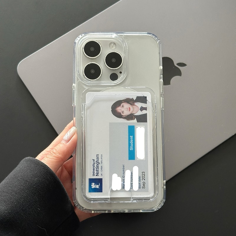 Clear MagSafe Wallet Case With Photo Card Slot 3