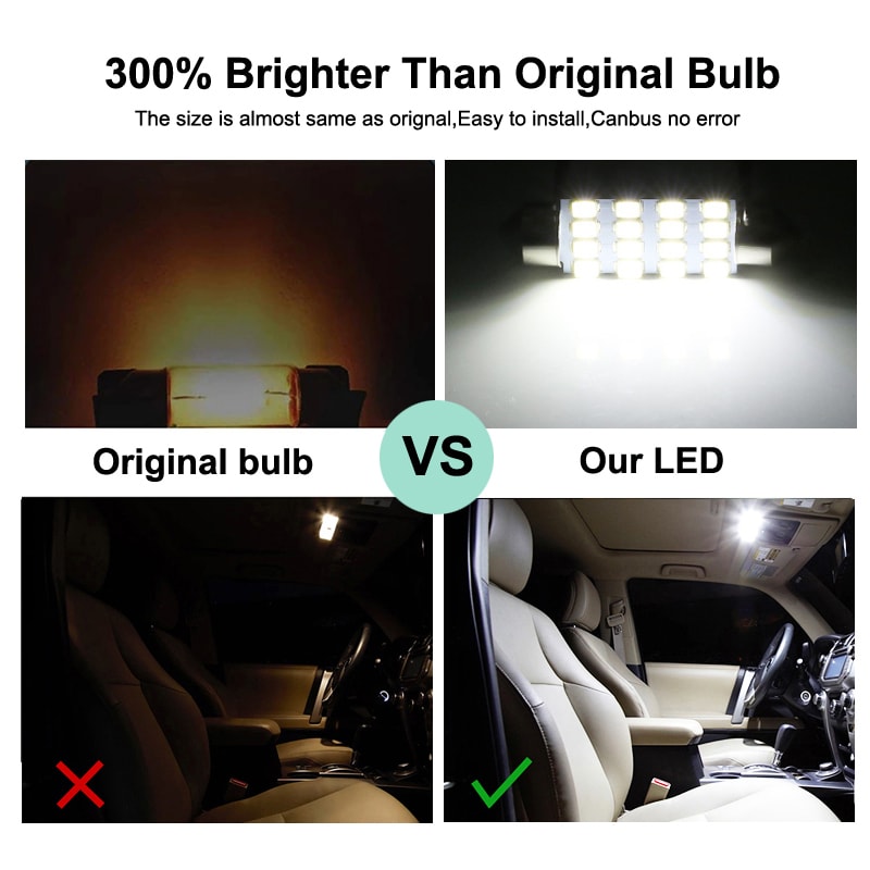 Suzuki Vitara Grand Vitara LED Interior Light Kit Canbus Error Free Dome Map Trunk Bulbs 1