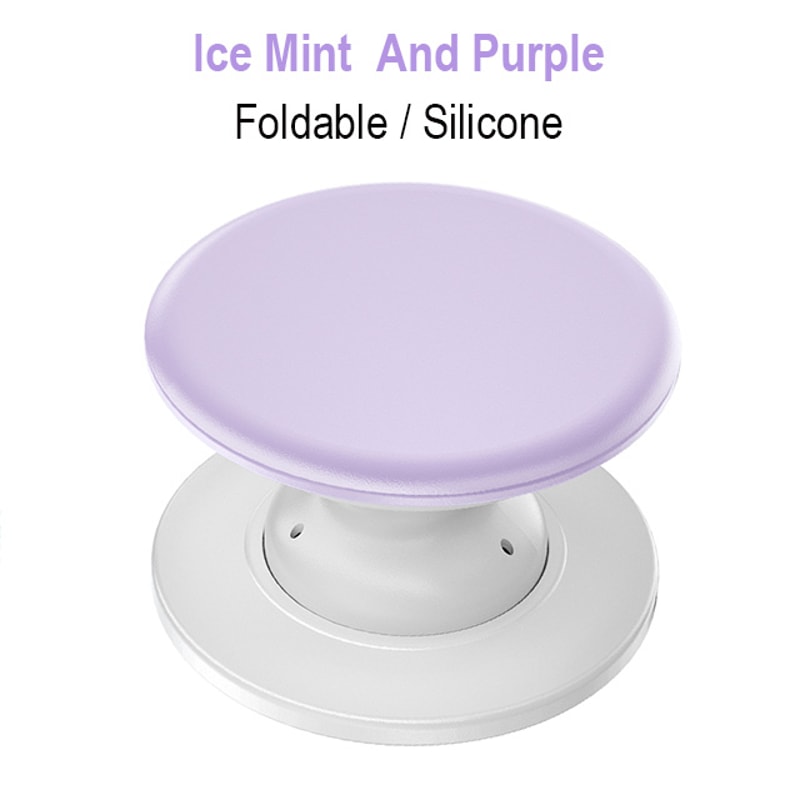 Slim Adhesive Phone Grip Stand Finger Holder for Secure One Hand Use