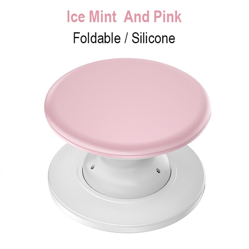 Slim Adhesive Phone Grip Stand Finger Holder for Secure One Hand Use