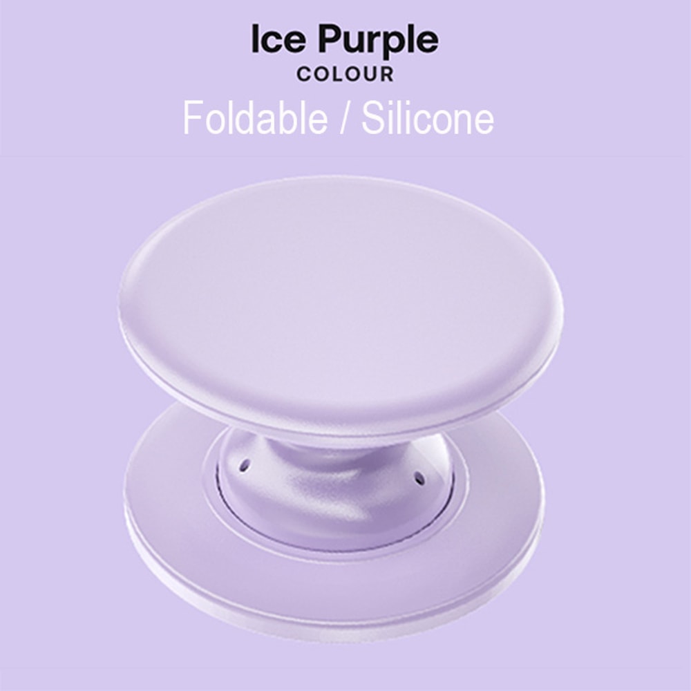 Slim Adhesive Phone Grip Stand Finger Holder for Secure One Hand Use