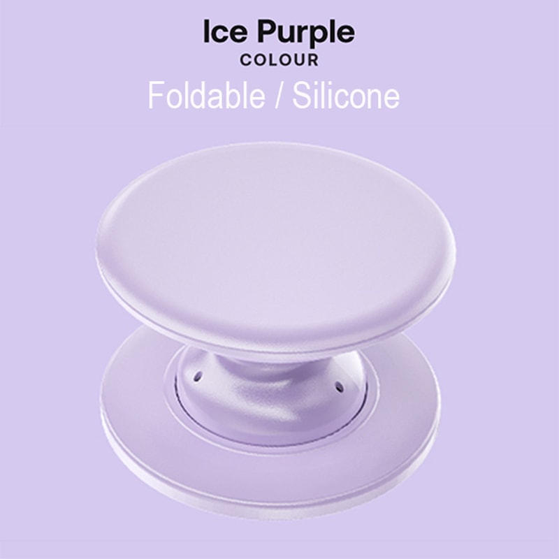 Slim Adhesive Phone Grip Stand Finger Holder for Secure One Hand Use