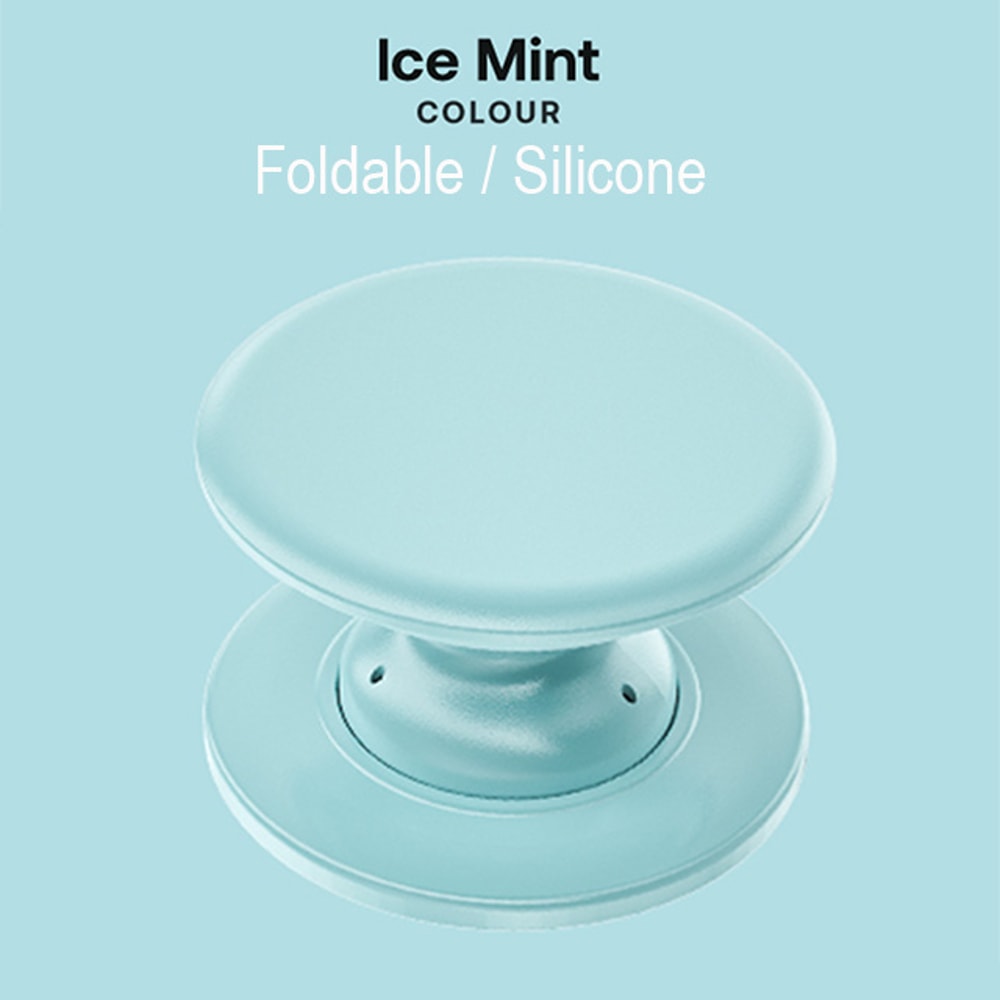 Slim Adhesive Phone Grip Stand Finger Holder for Secure One Hand Use