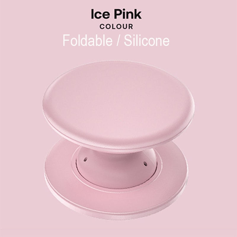 Slim Adhesive Phone Grip Stand Finger Holder for Secure One Hand Use