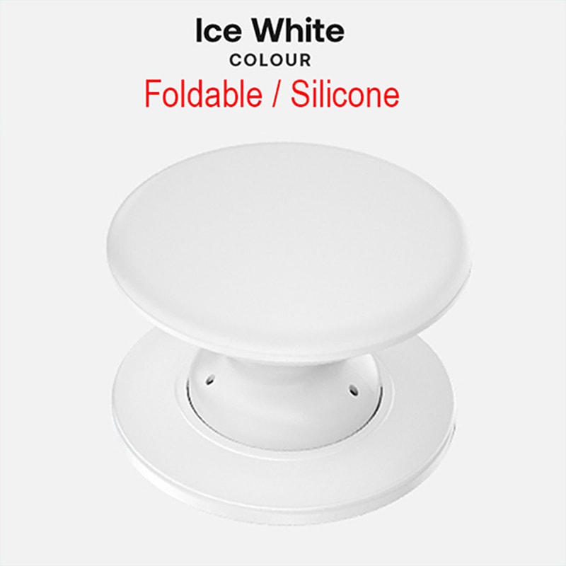 Slim Adhesive Phone Grip Stand Finger Holder for Secure One Hand Use