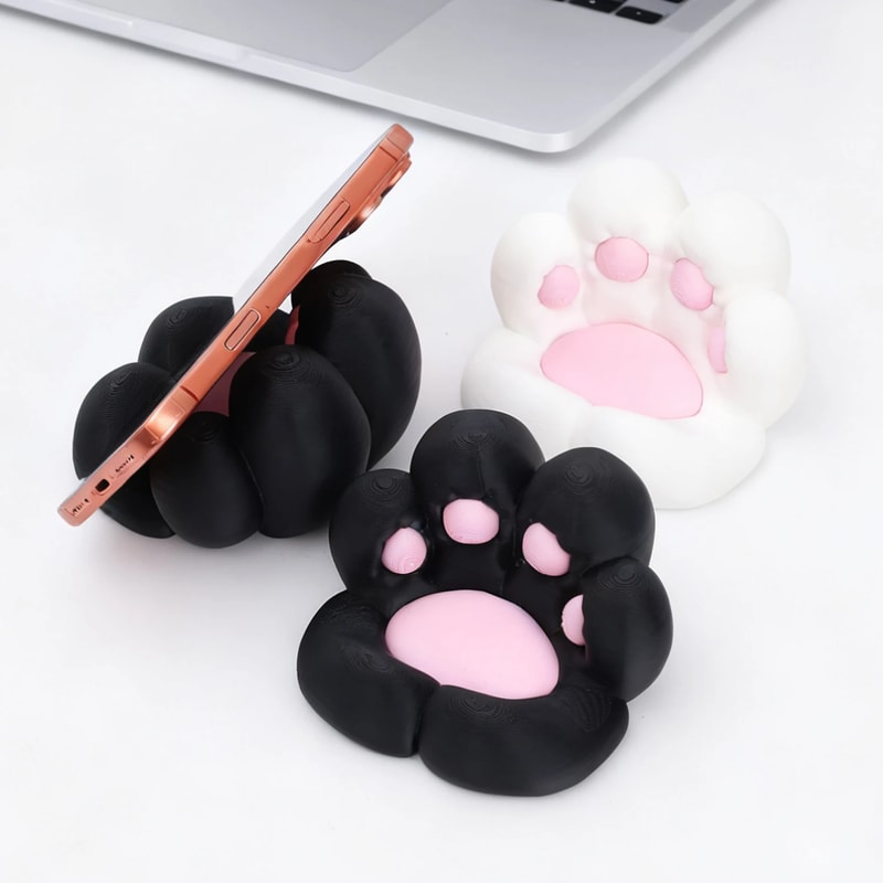 Cute Cat Paw Phone Stand For Desk Universal Kawaii Phone Holder 3