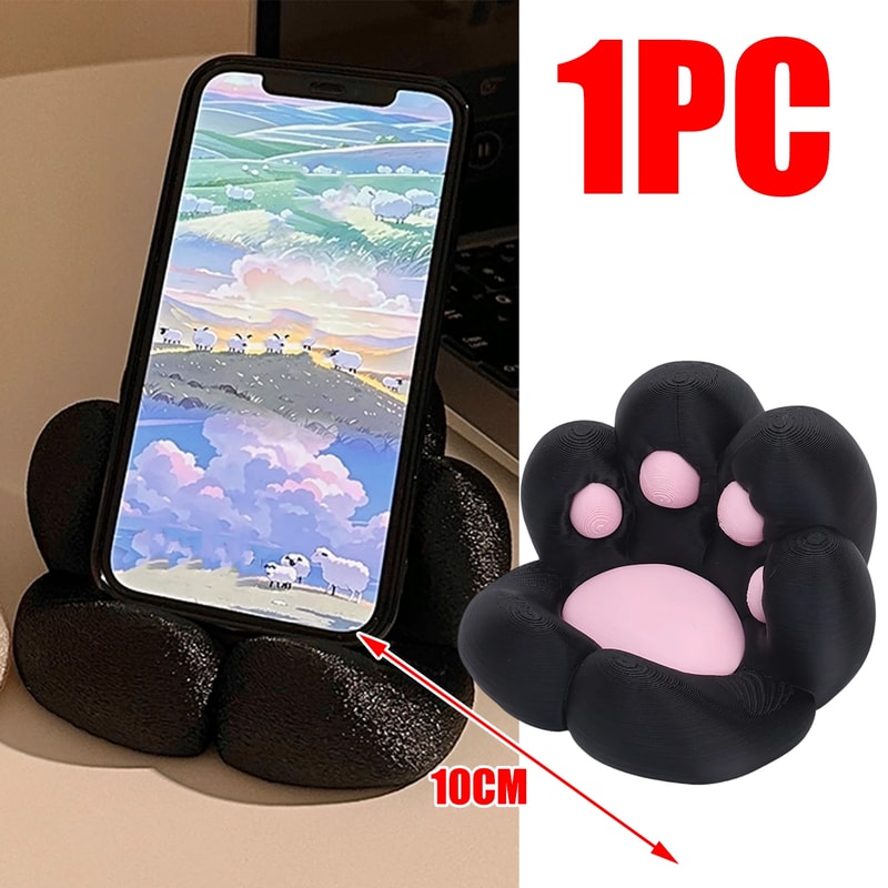 Cute Cat Paw Phone Stand For Desk Universal Kawaii Phone Holder 5