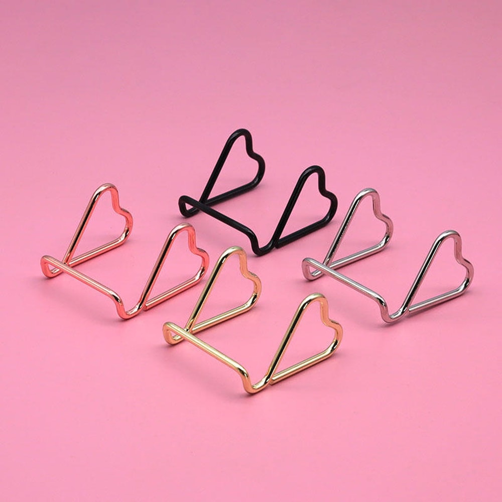 Metal Phone Holder and Business Card Stand for Desk