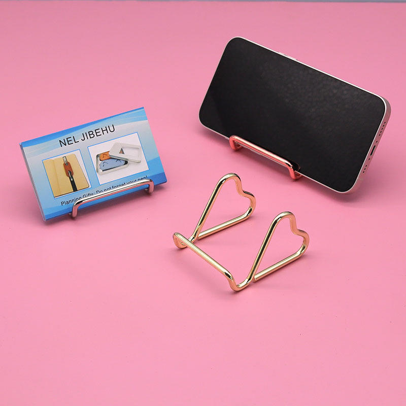 Metal Phone Holder and Business Card Stand for Desk