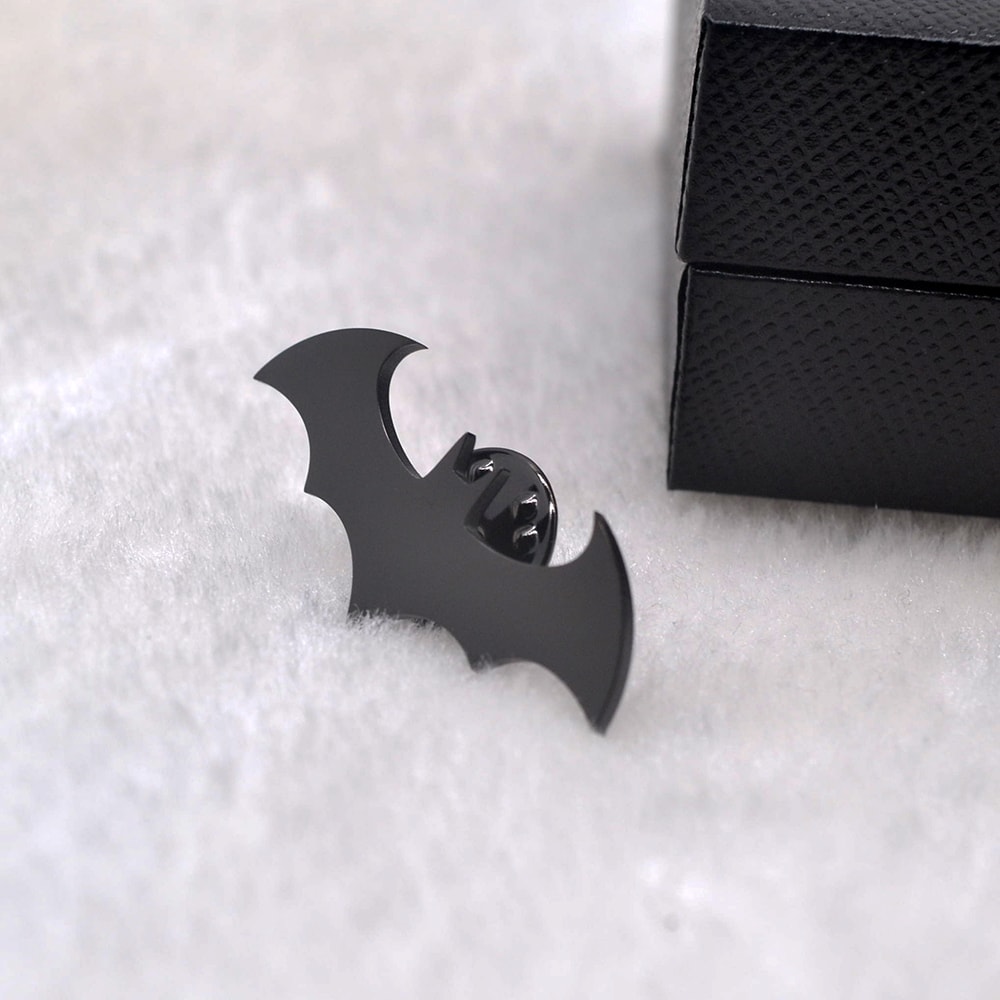 Bat Symbol Lapel Pin Superhero Enamel Brooch Gift For Comic Book Fans 5