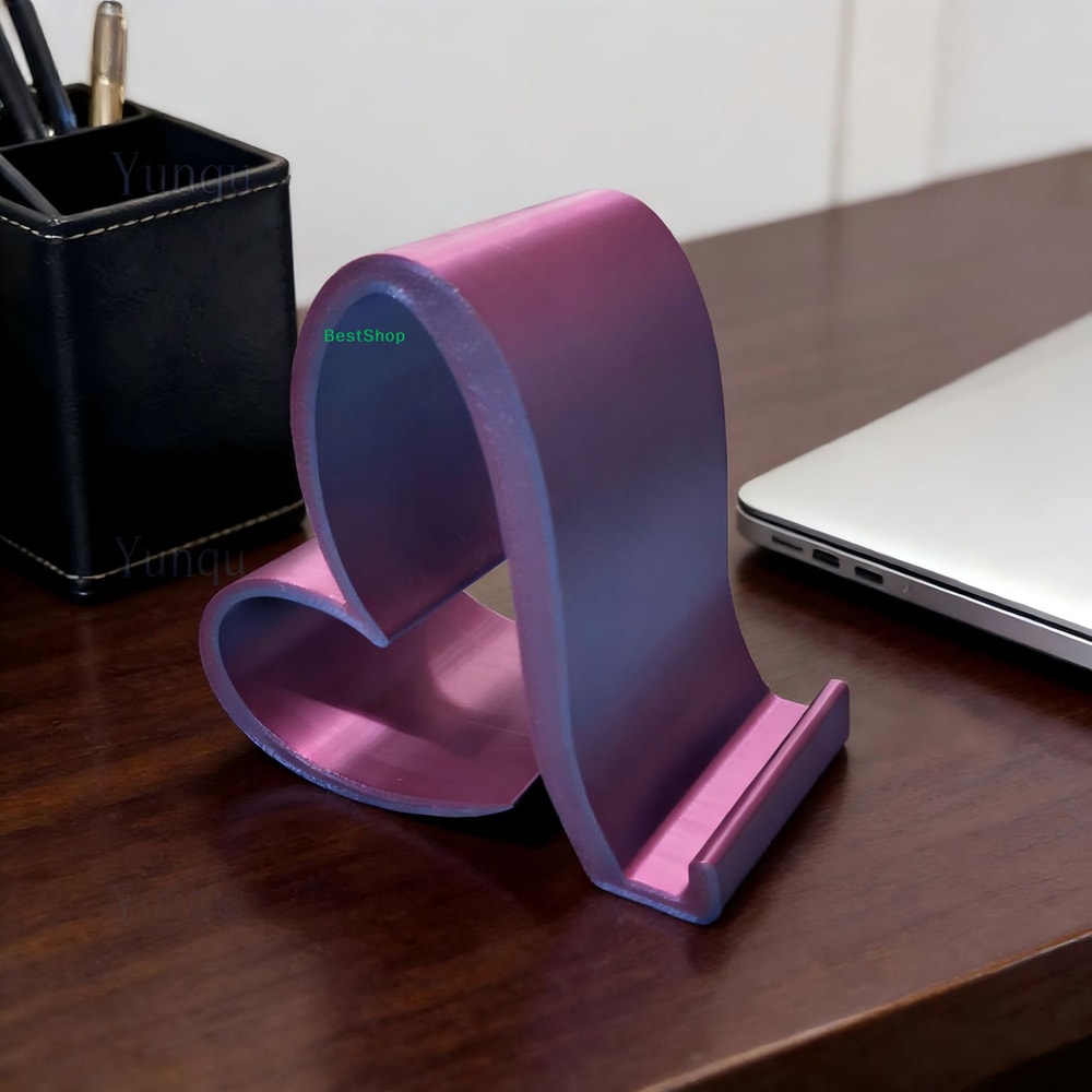 Heart Phone Stand For Desk Cute Non Slip Phone Holder For Video Calls 3