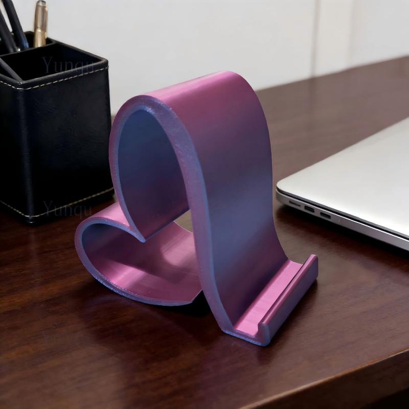 Heart Phone Stand For Desk Cute Non Slip Phone Holder For Video Calls 4
