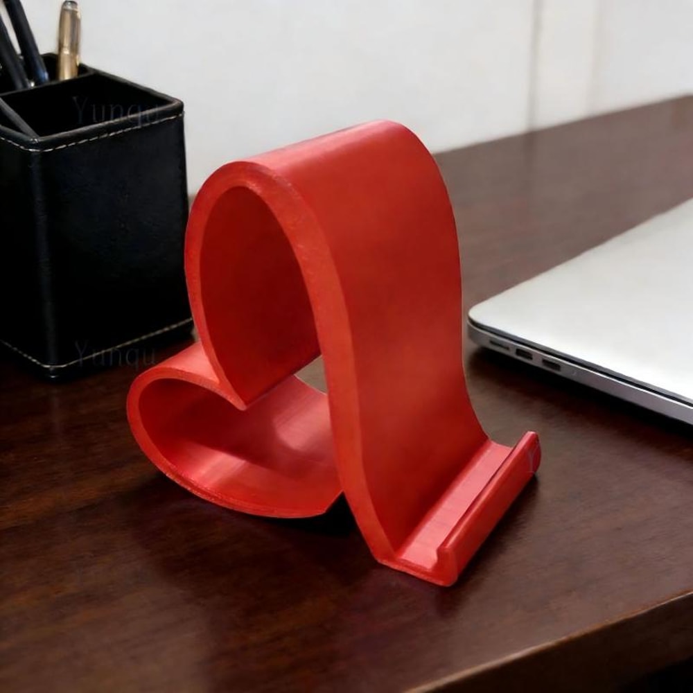 Heart Phone Stand For Desk Cute Non Slip Phone Holder For Video Calls 10