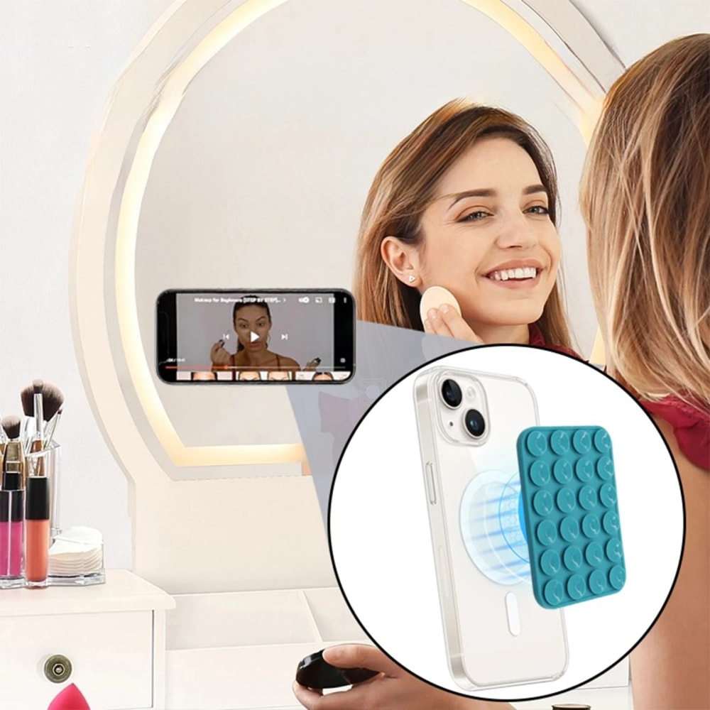 MagSafe Suction Cup Phone Holder Magnetic Mirror Mount 2