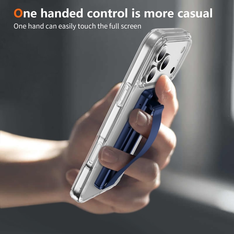 SlimGrip Foldable Phone Grip Stand With Adhesive Phone Holder 2