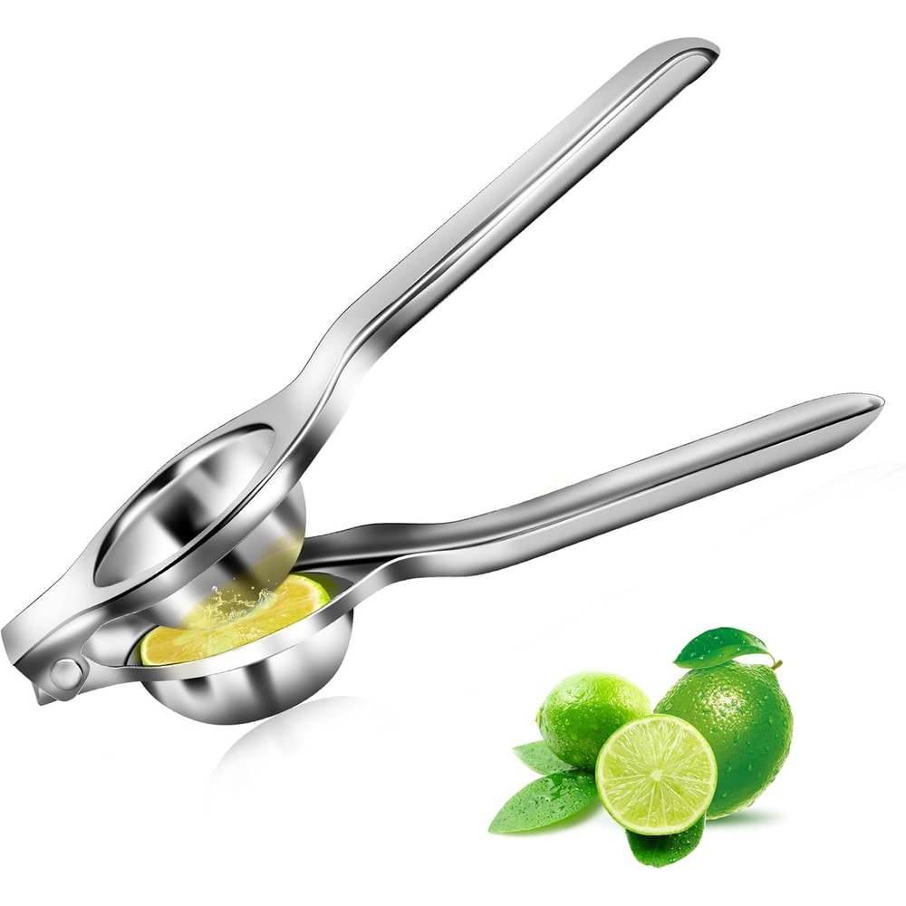 Stainless Steel Lemon Squeezer Manual Citrus Press For Lemons Limes And Small Oranges 0