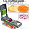 Vegetable Chopper With Container And Blades For Fast Slicing Dicing And Grating 2