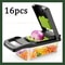 Vegetable Chopper With Container And Blades For Fast Slicing Dicing And Grating 6