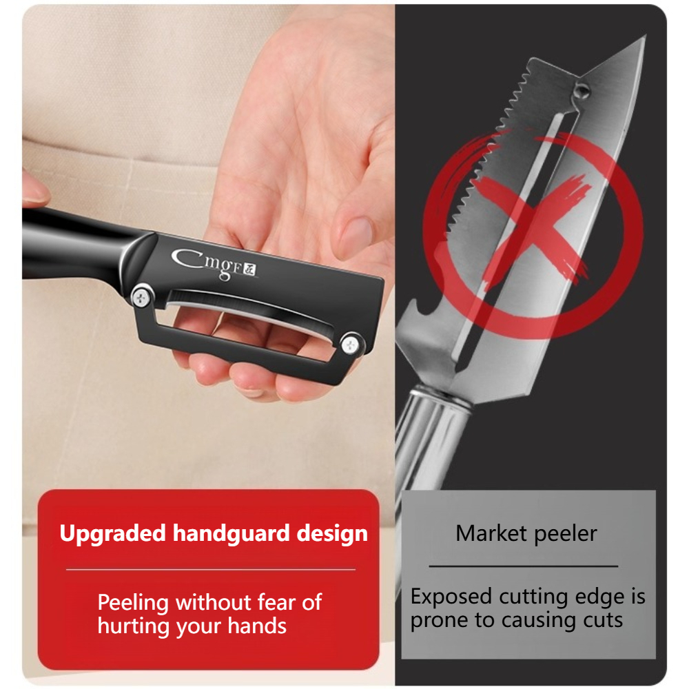 Stainless Steel Julienne Peeler And Vegetable Peeler For Potatoes Carrots And Fruit 3