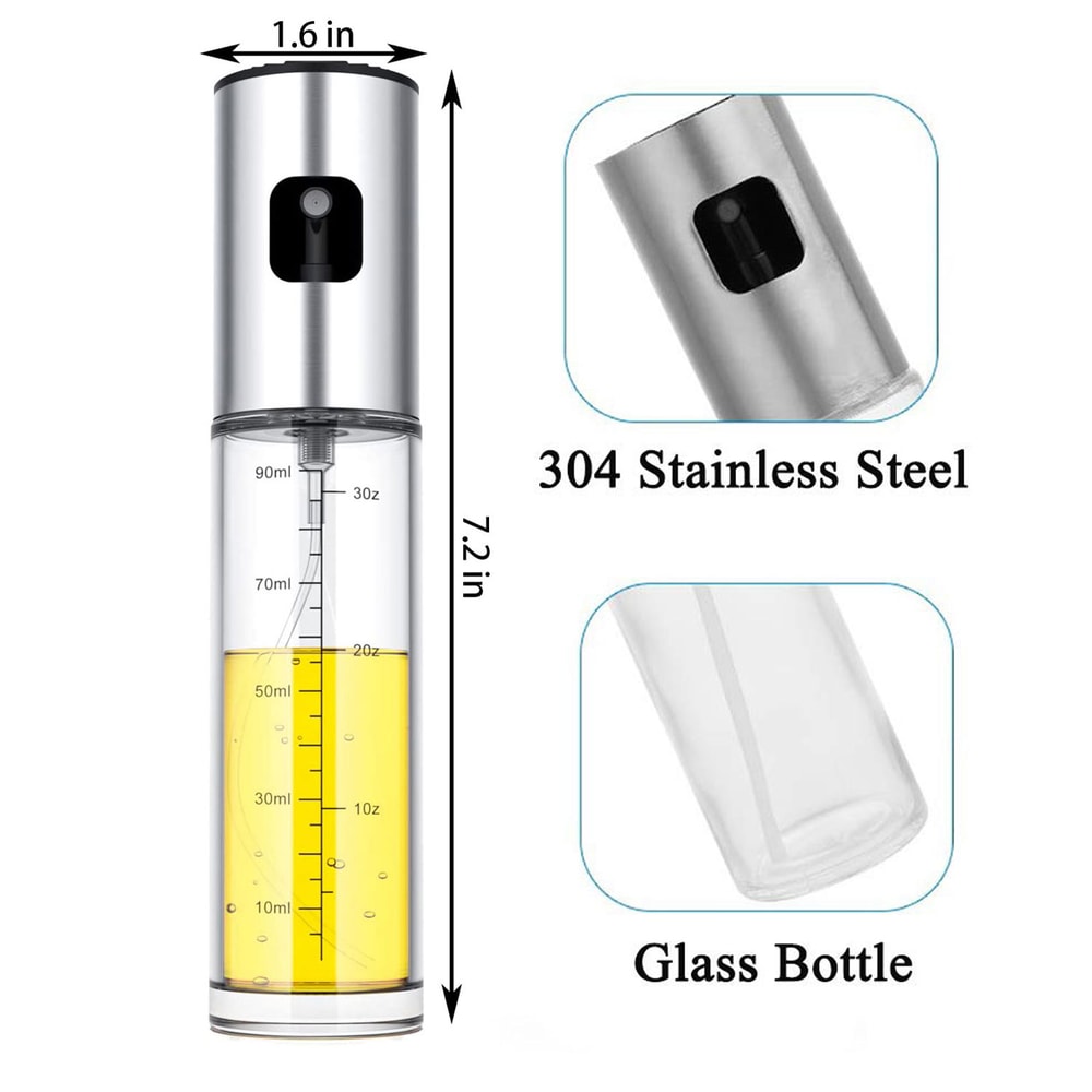 Glass Olive Oil Sprayer Bottle for Cooking, Salad, BBQ and Baking