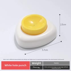 stainless steel egg piercer tool for easy peel hard boiled eggs