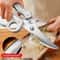 Heavy Duty Stainless Steel Kitchen Shears with Fish Scaler and Bottle Opener
