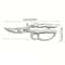 Heavy Duty Stainless Steel Kitchen Shears with Fish Scaler and Bottle Opener