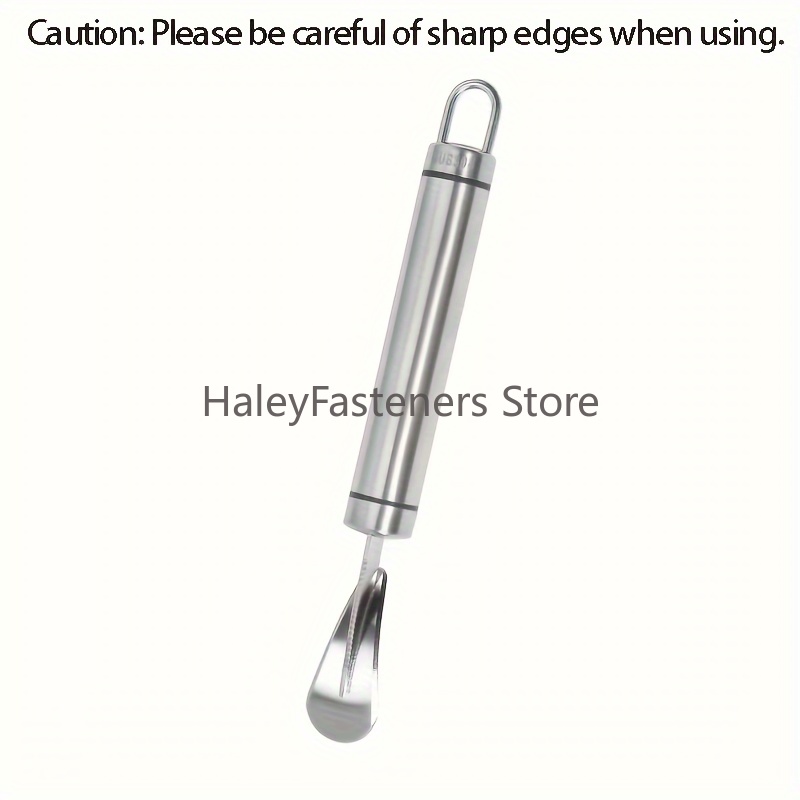 Stainless Steel Orange Peeler Tool with Handle for Citrus and Lemon