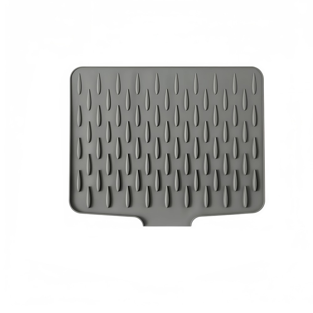 Silicone Dish Drying Mat For Kitchen Counter With Drainage Non Slip Heat Resistant Sink Mat 3