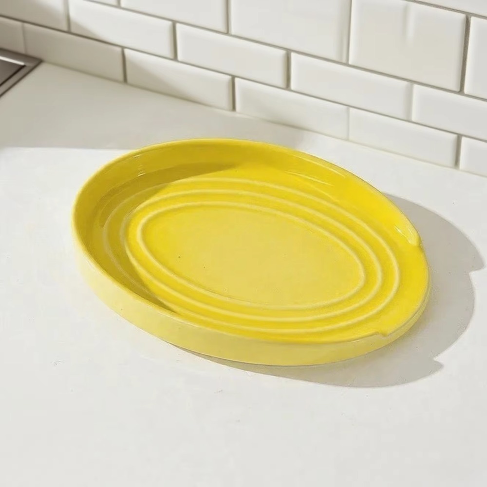 Large Ceramic Spoon Rest For Stove Top And Kitchen Counter 5