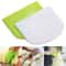 Flexible Plastic Dough Scraper Set Bowl Scraper Bench Scraper for Baking