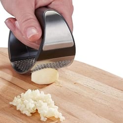 stainless steel garlic press easy clean garlic mincer crusher