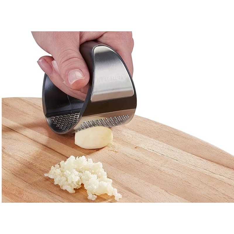 Stainless Steel Garlic Press Easy Clean Garlic Mincer Crusher