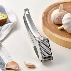 heavy duty stainless steel garlic press and ginger crusher