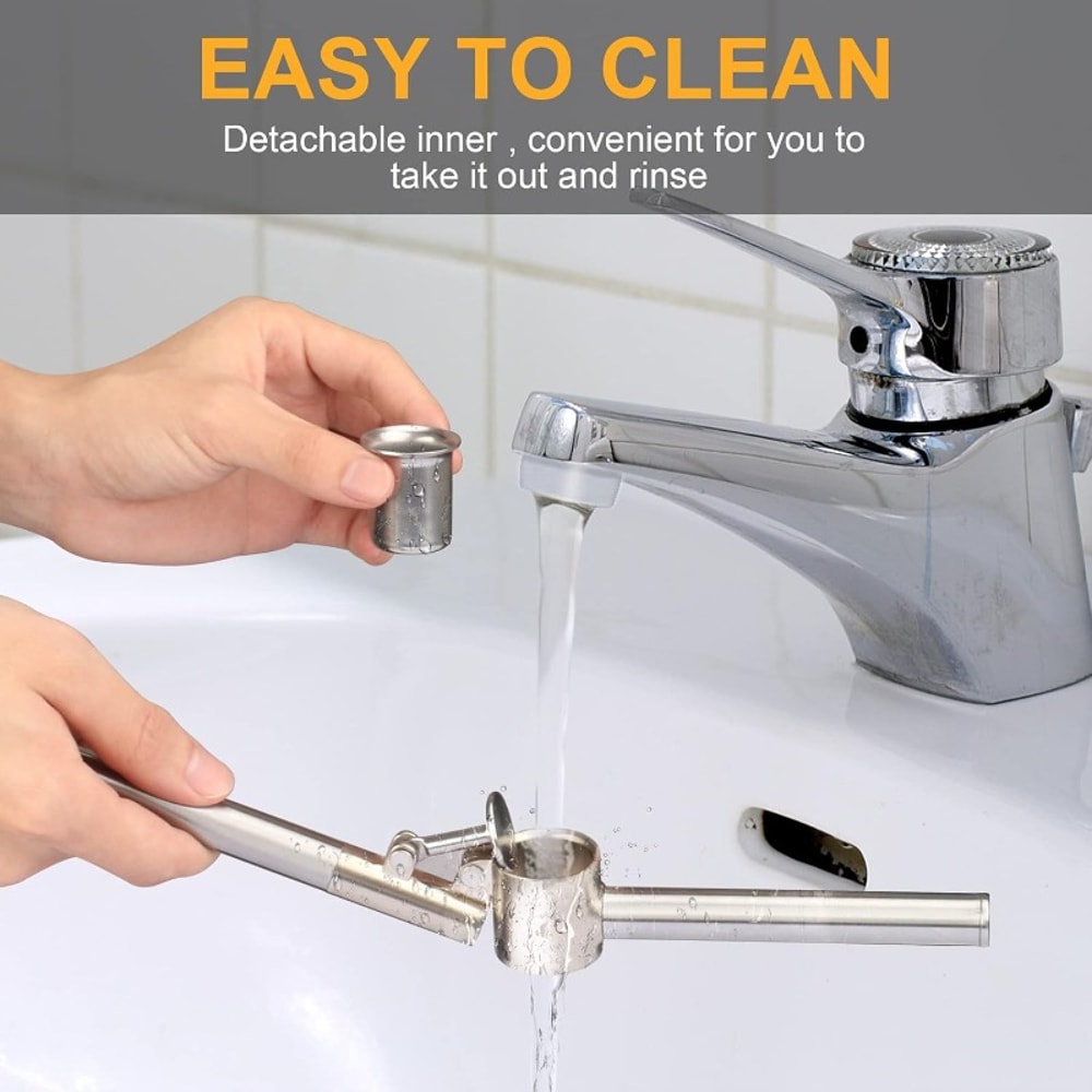 Stainless Steel Garlic Press Easy Squeeze Manual Garlic Crusher