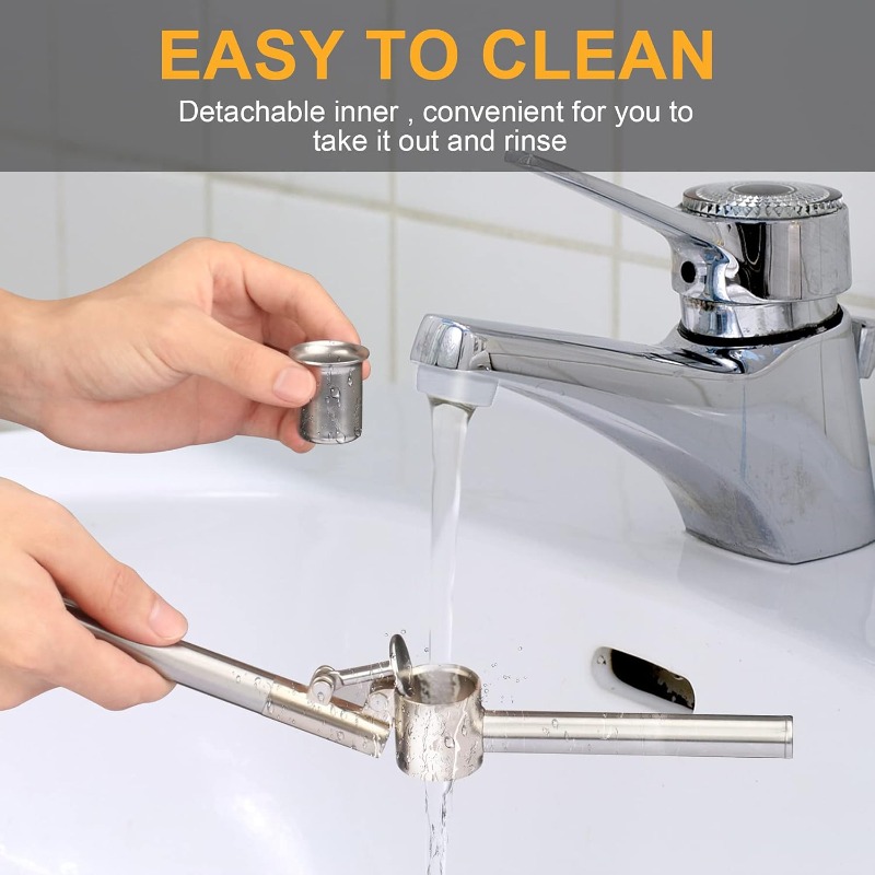 Stainless Steel Garlic Press Easy Squeeze Manual Garlic Crusher