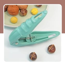 stainless steel chestnut cutter nut cracker tool for easy shelling