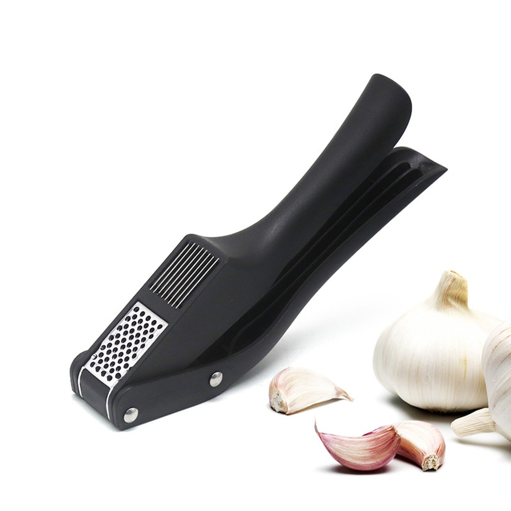 Premium Garlic Press Crusher Tool With Slicer Multi Use Kitchen Garlic Mincer 2