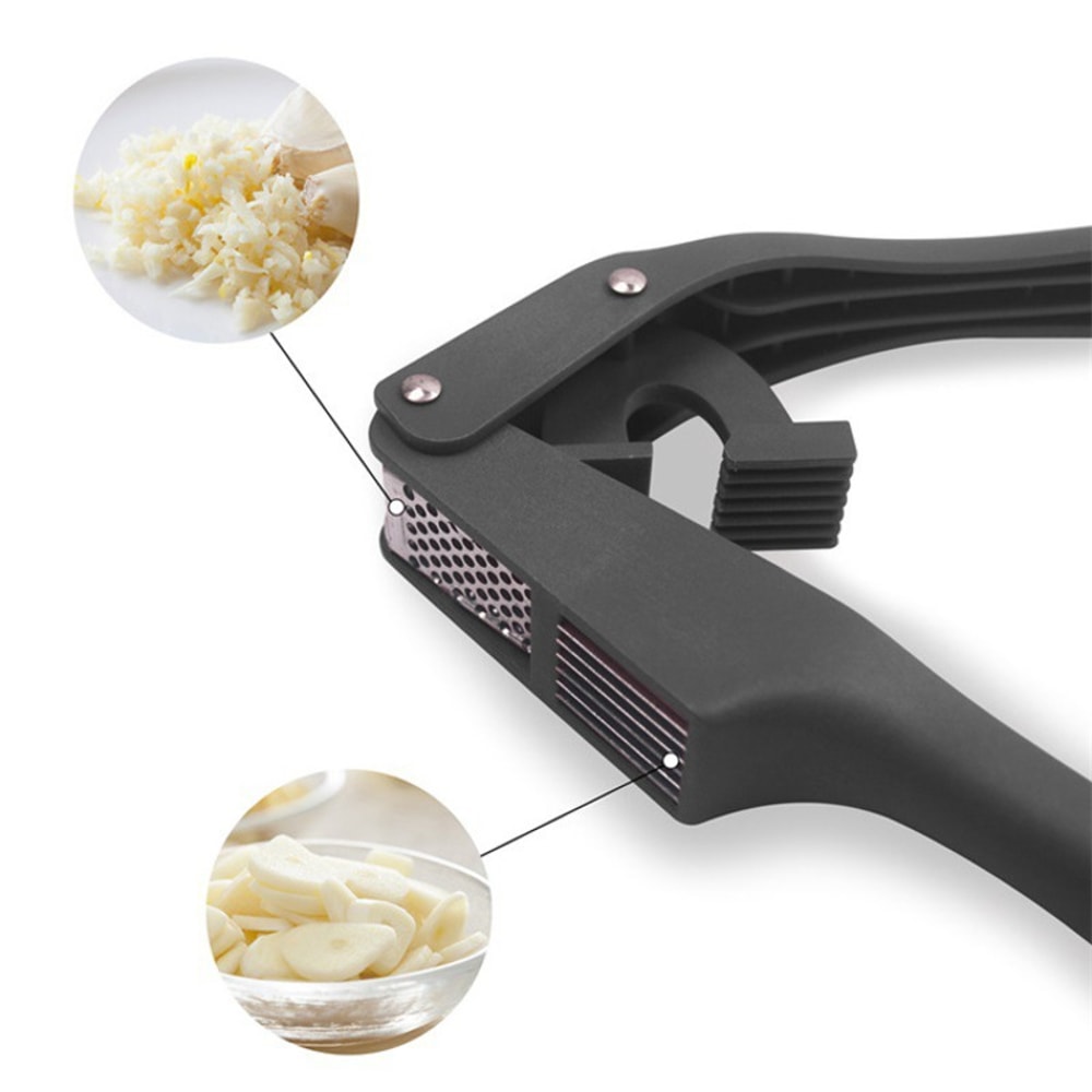 Premium Garlic Press Crusher Tool With Slicer Multi Use Kitchen Garlic Mincer 3