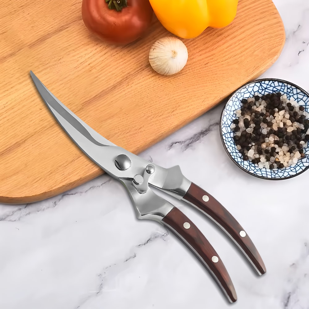 Multi Purpose Poultry Shears and Kitchen Scissors with Fish Scaler
