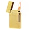 Dunant Brass Butane Lighter with Ping Sound and Vertical Stripe Design