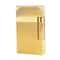 Dunant Brass Butane Lighter with Ping Sound and Vertical Stripe Design