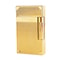 Dunant Brass Butane Lighter with Ping Sound and Vertical Stripe Design