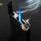 Windproof Butane Torch Lighter with Blue Flame Portable Cigar Lighter Gift for Men