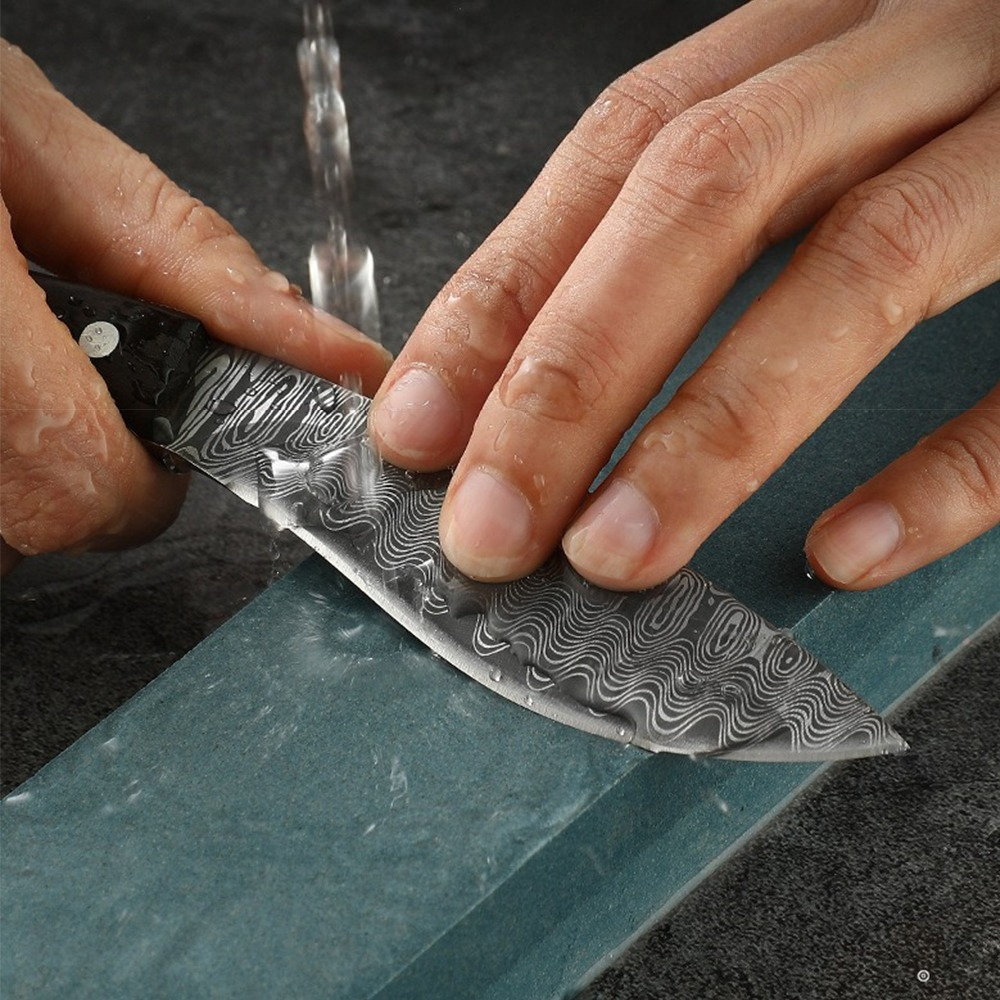 Damascus Pattern Boning Knife For Meat Trimming And Butcher Prep 3