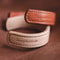 Maden Men's Thunderbird Leather Cuff Bracelet Adjustable Handmade Vintage Wristband