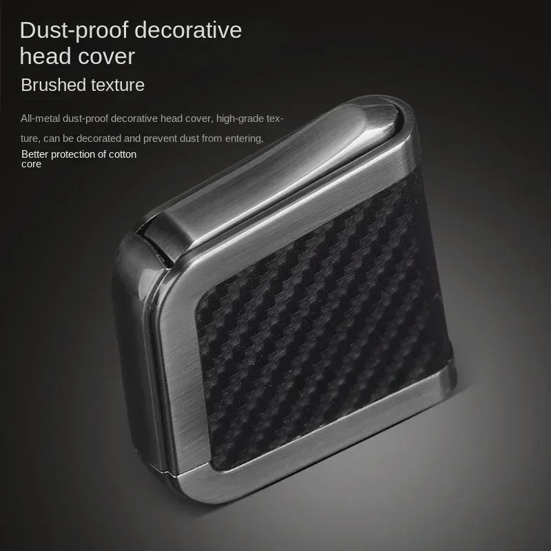 HONEST Vintage Windproof Lighter Refillable Metal Gift For Men 4