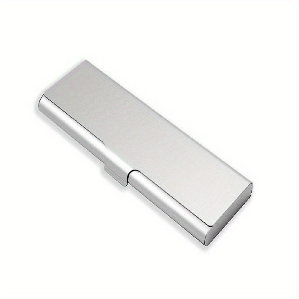 Custom Logo Aluminum Pencil Case Slim Metal Pen Box Gift Case 0