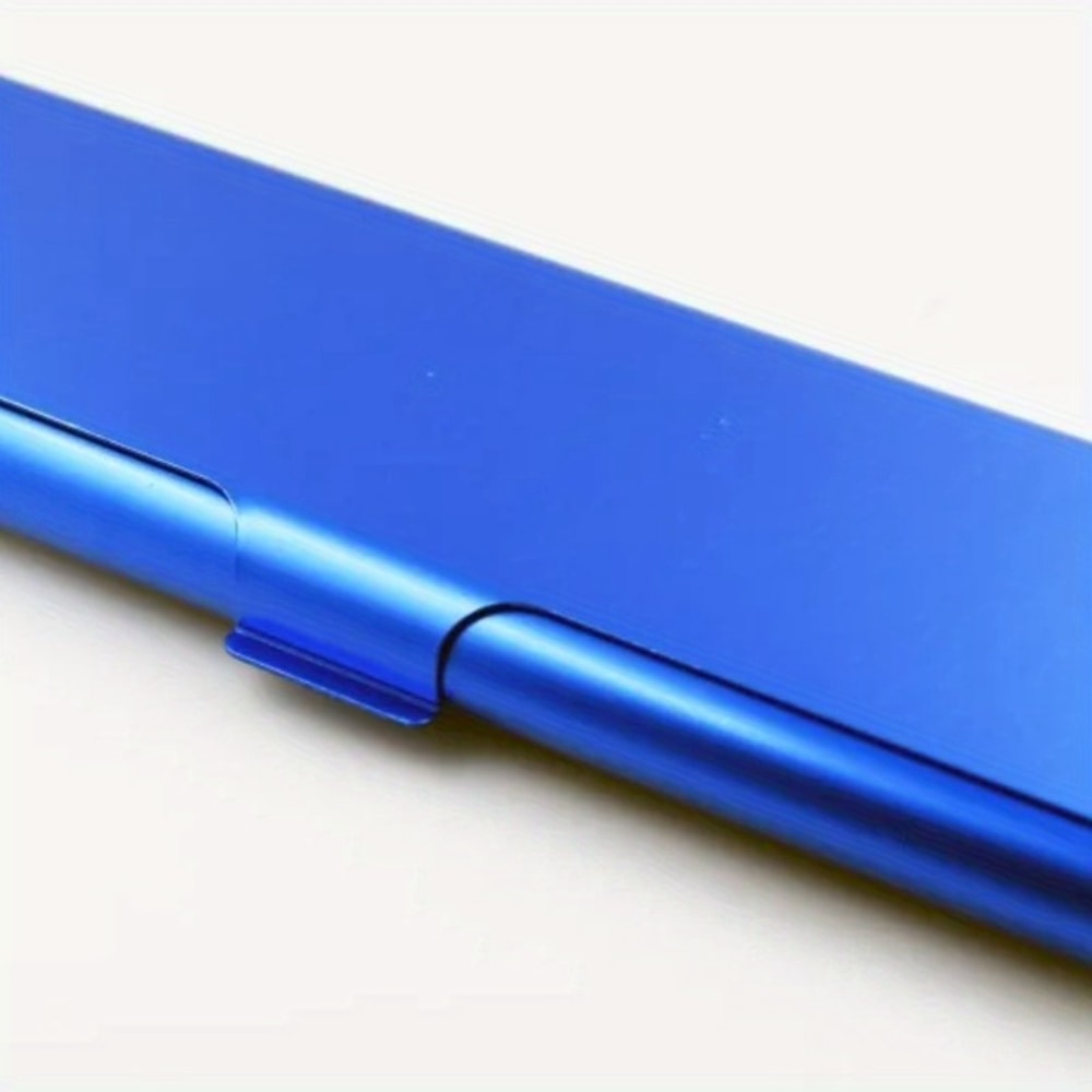 Custom Logo Aluminum Pencil Case Slim Metal Pen Box Gift Case 1
